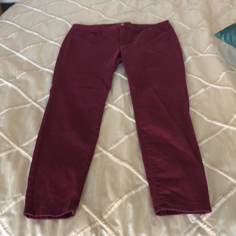 Maroon pants